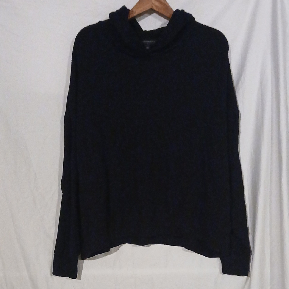 Banana Republic Women's Dark Cowl Neck Sweatshirt With Drawstring